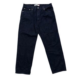 Levi’s Jeans Mens 38x30 550 Relaxed Fit Black Denim USA Made Y2K Baggy Skate